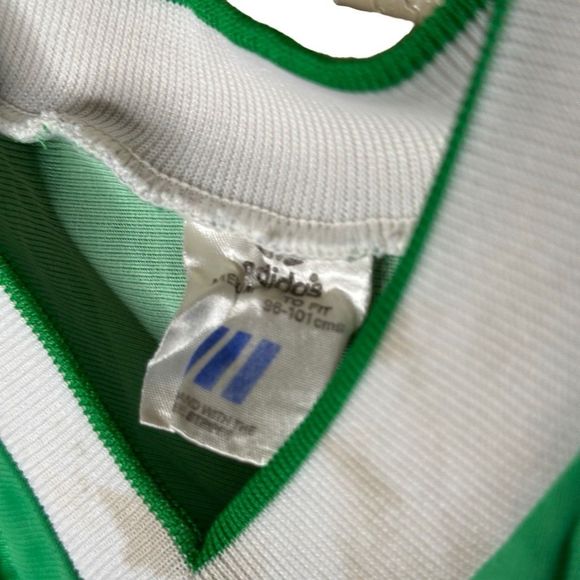 VTG 80's Adidas By Descente Northern Ireland Home Futbol Jersey Men’s M Futbol S - Picture 4 of 4